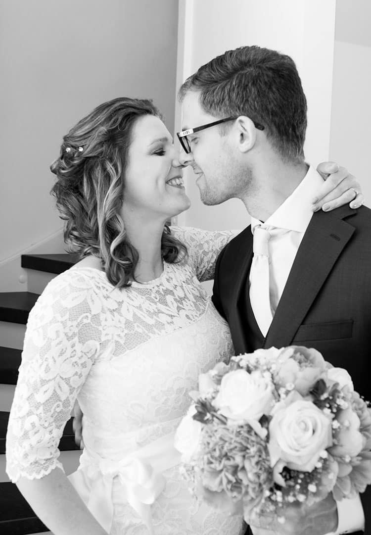 trouwfoto's zwartwit