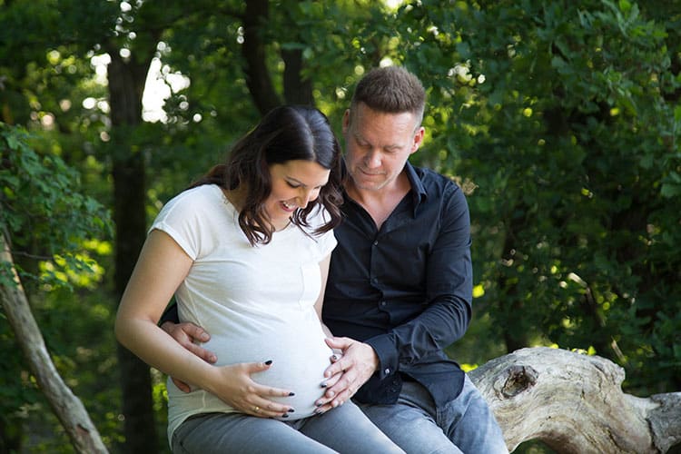 zwangerschapsfotograaf newbornshoot