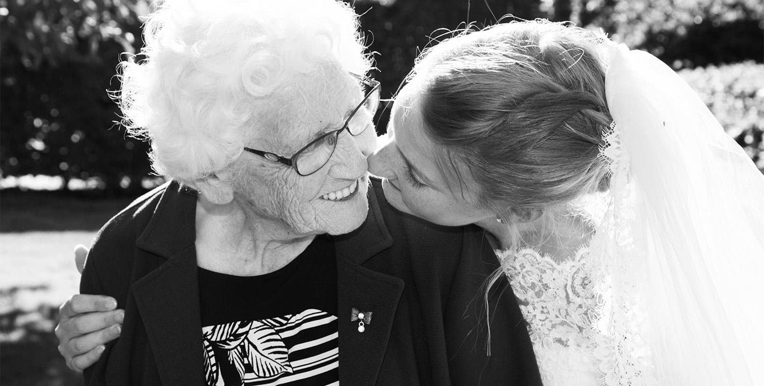 bruidsfotografie zwart-wit