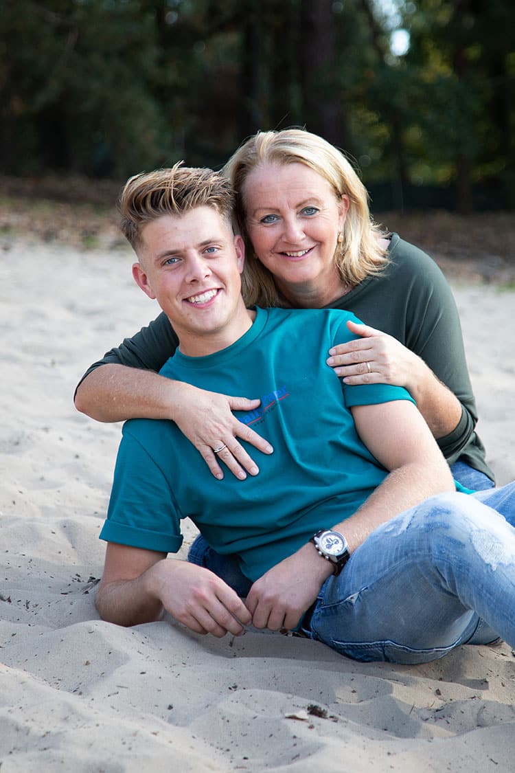 moderne shoot met het gezin