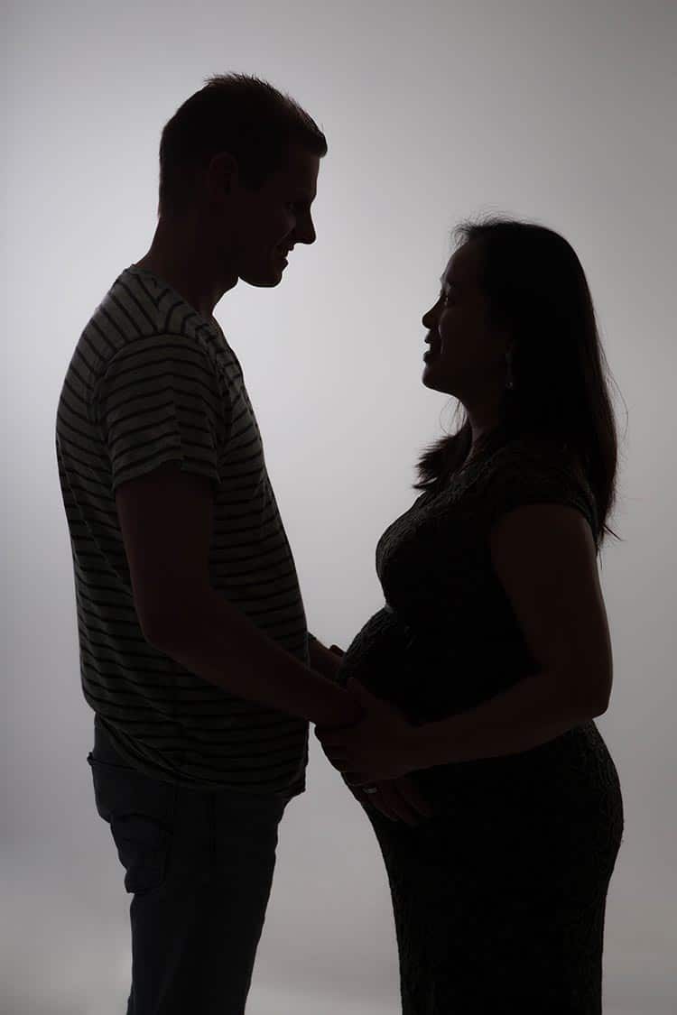 originele zwangerfoto's