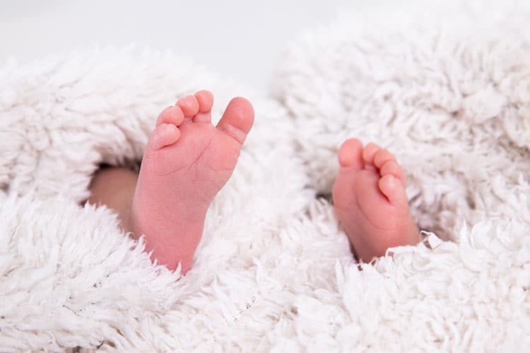 Voetjes Baby Fotoshoot