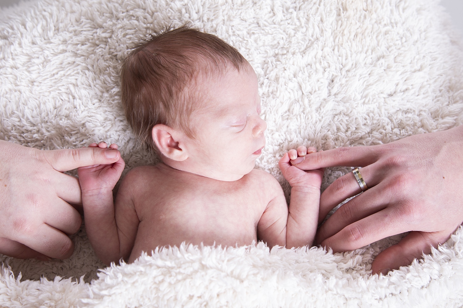 Handjes met papa en mama