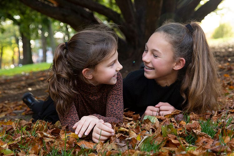 gezinsfoto in park nijmegen