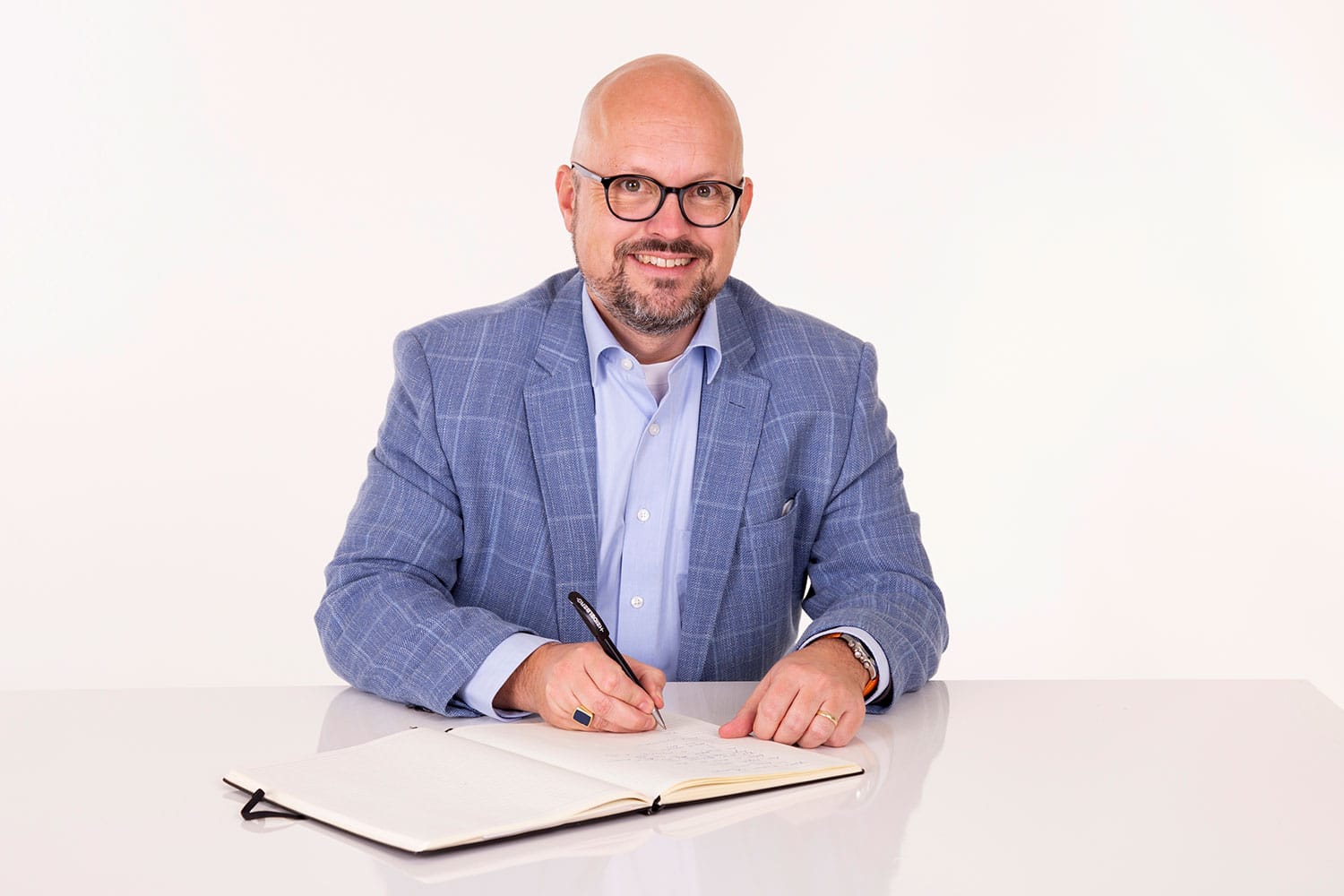 actiefoto zakelijk portret