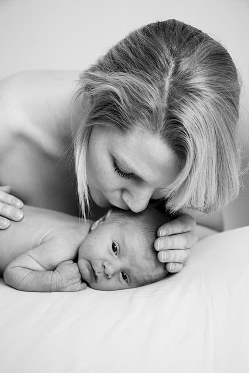 moeder en baby fotografie